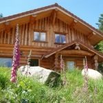 chalet montagnard en bois lasuré avec un produit Corilor