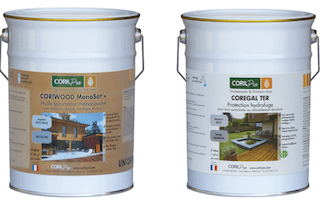 Produits CORIL, CORIWOOD Monosat'+ et COREGAL TER