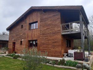 facade chalet en bois