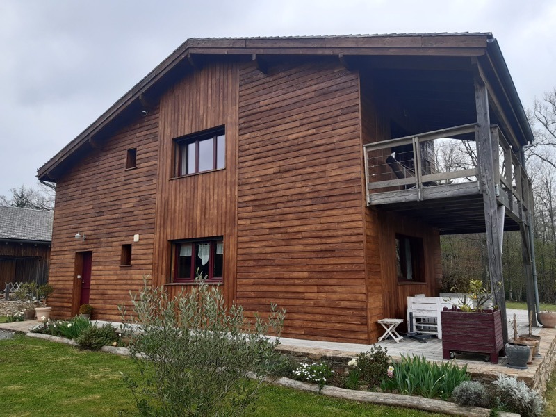 facade chalet en bois