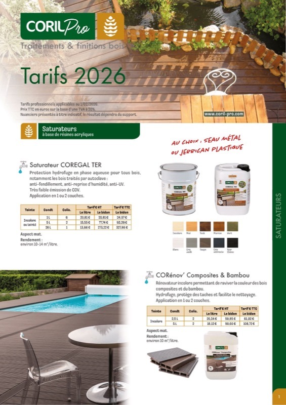 Catalogue Coril Pro 2026