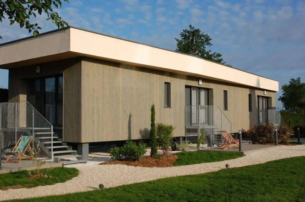 Bardage bois présaturé - gîte