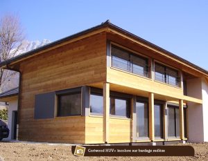 coriwood huv incolore sur bardage meleze