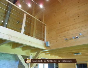 Lasure Corilor Gel Acryl Incolore sur bois intérieurs