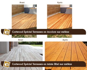 Coriwood Spécial Terrasses  sur mélèze